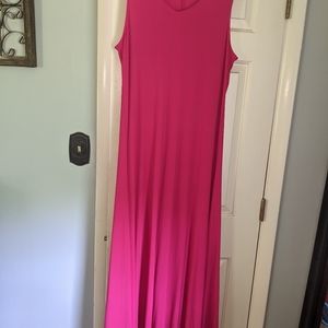 Pink maxi dress